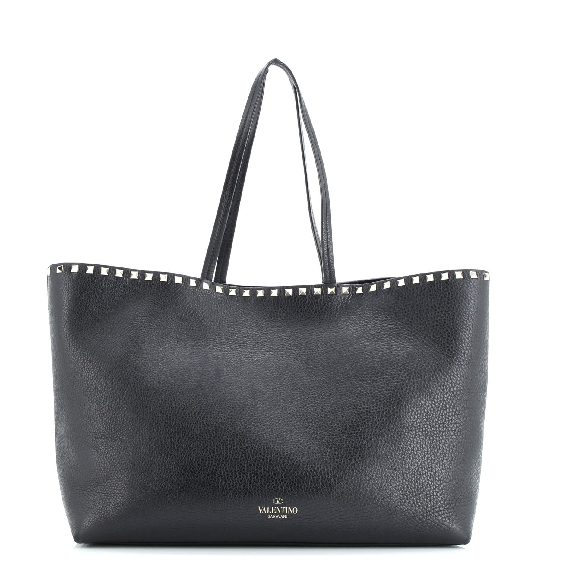 Rockstud Shopper Tote Leather Large