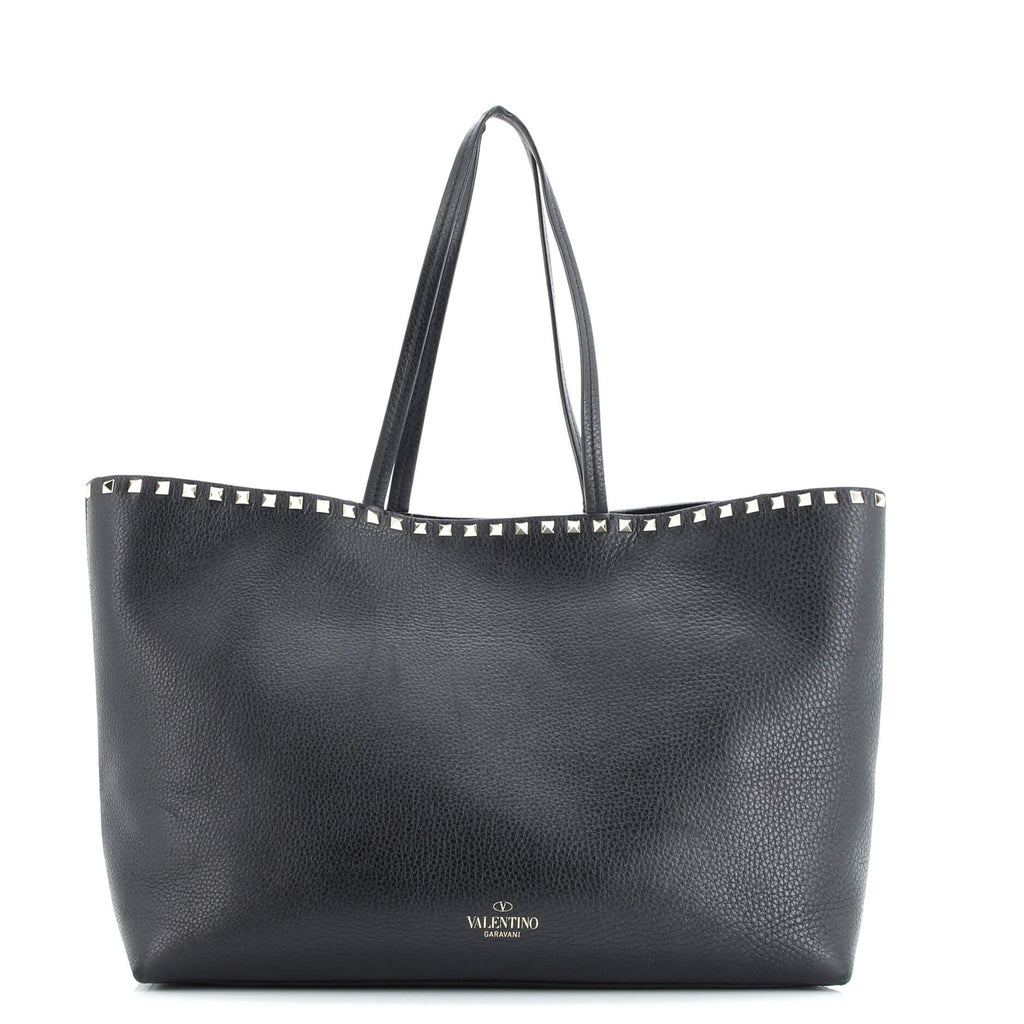 Rockstud Shopper Tote Leather Large