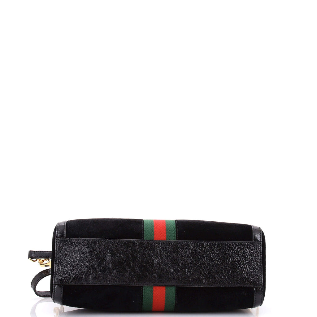 Ophidia Boston Bag Suede Medium
