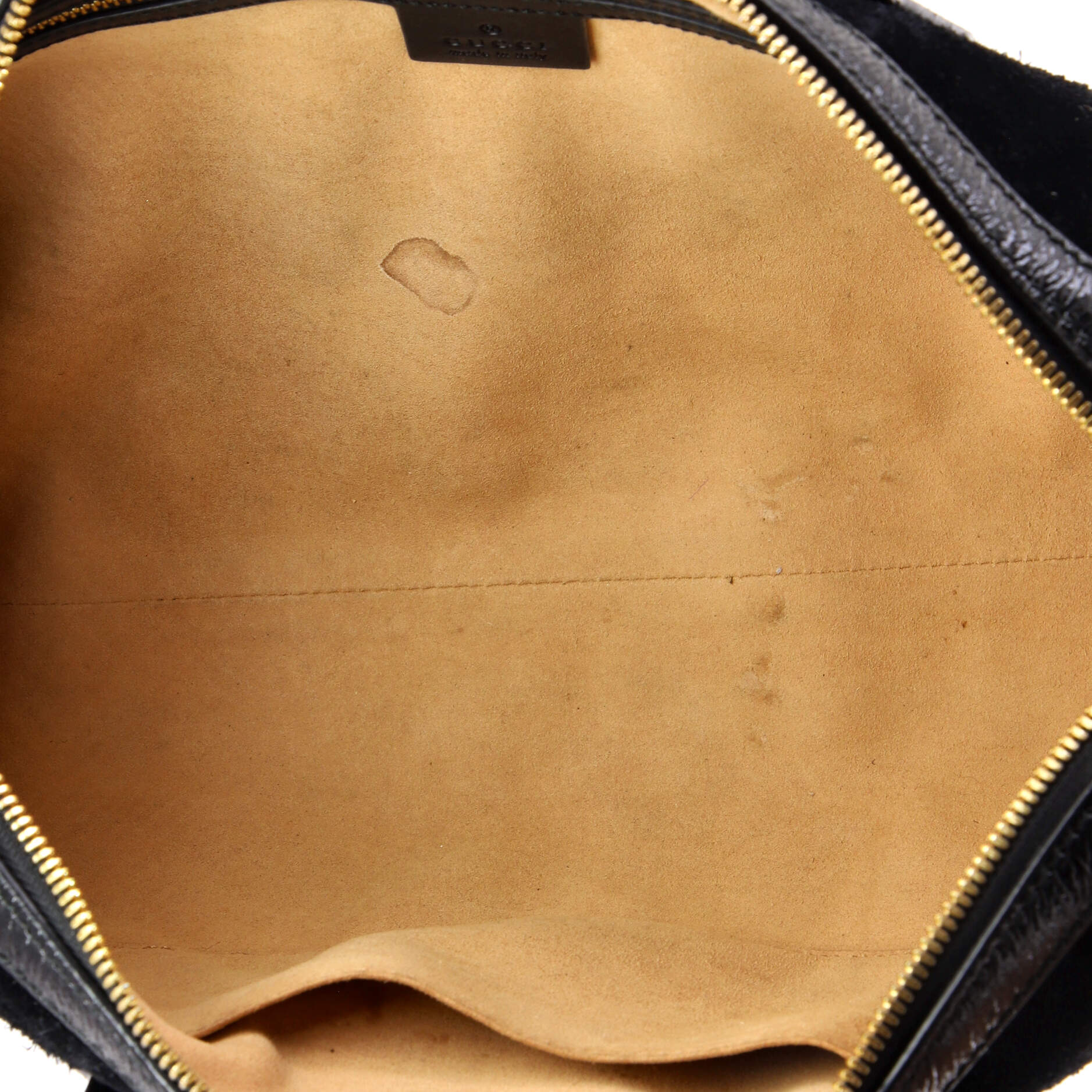Ophidia Boston Bag Suede Medium