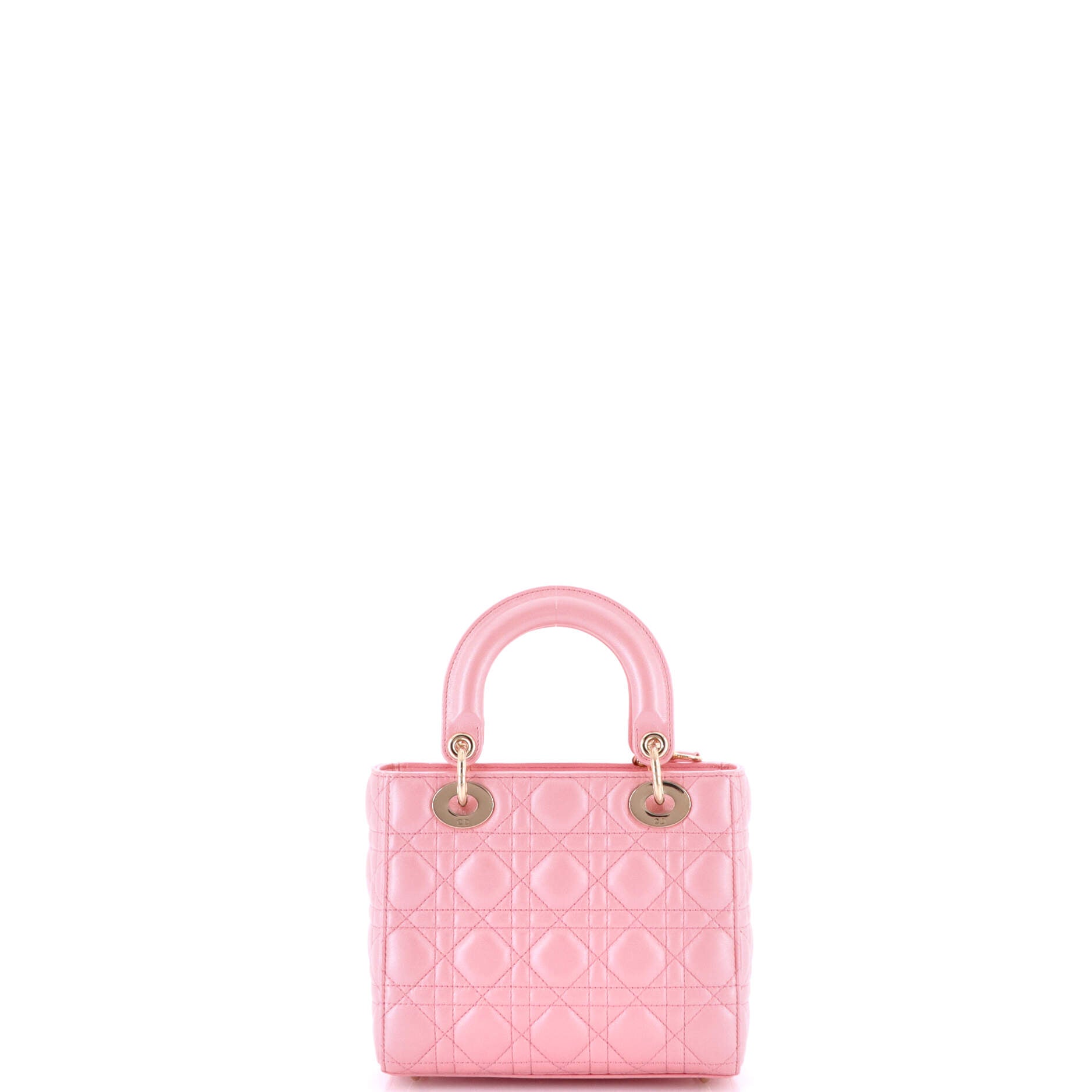 Lady Dior Bag Iridescent Cannage Quilt Lambskin Medium