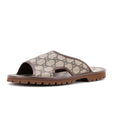 Men's Slide Sandals GG Coated Canvas