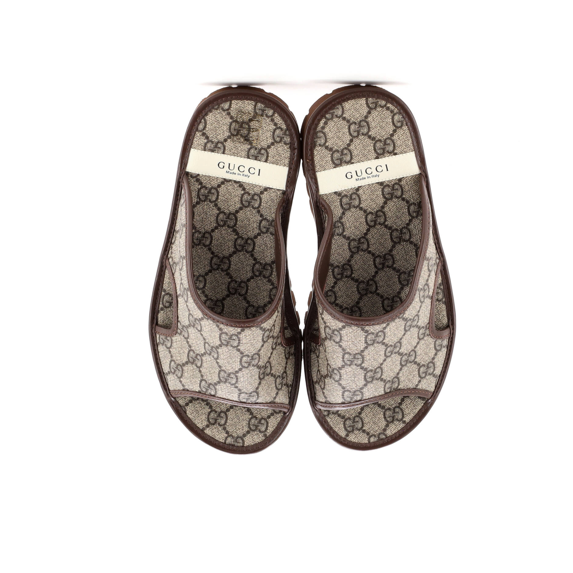 Men's Slide Sandals GG Coated Canvas