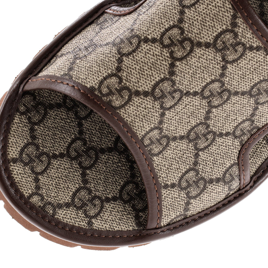 Men's Slide Sandals GG Coated Canvas