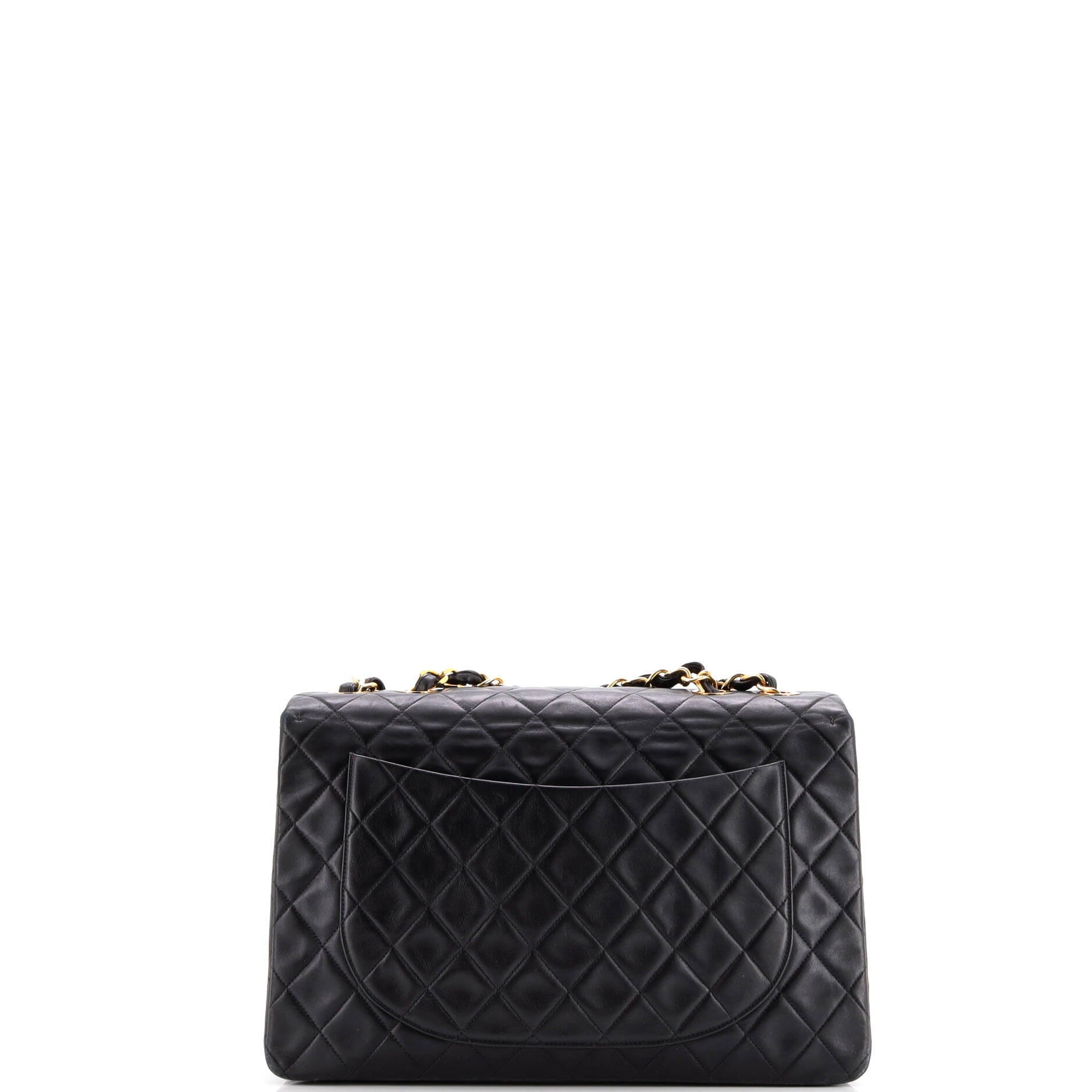Vintage Classic Single Flap Bag Quilted Lambskin Maxi