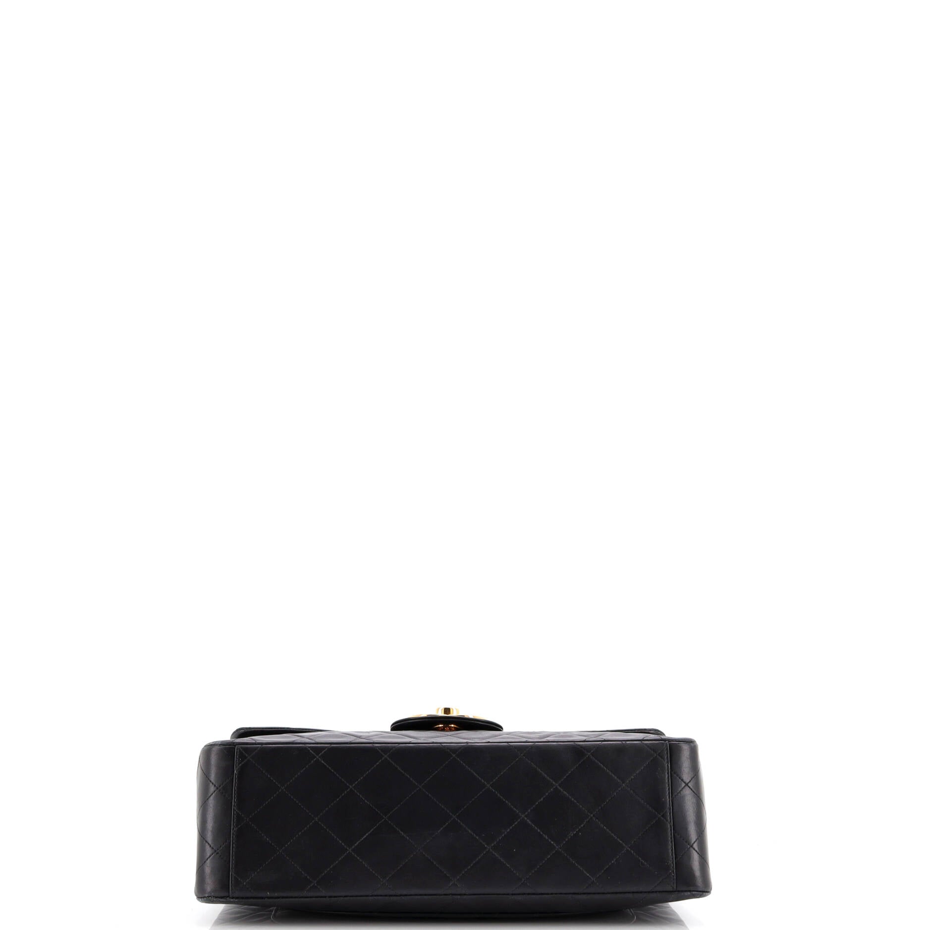 Vintage Classic Single Flap Bag Quilted Lambskin Maxi