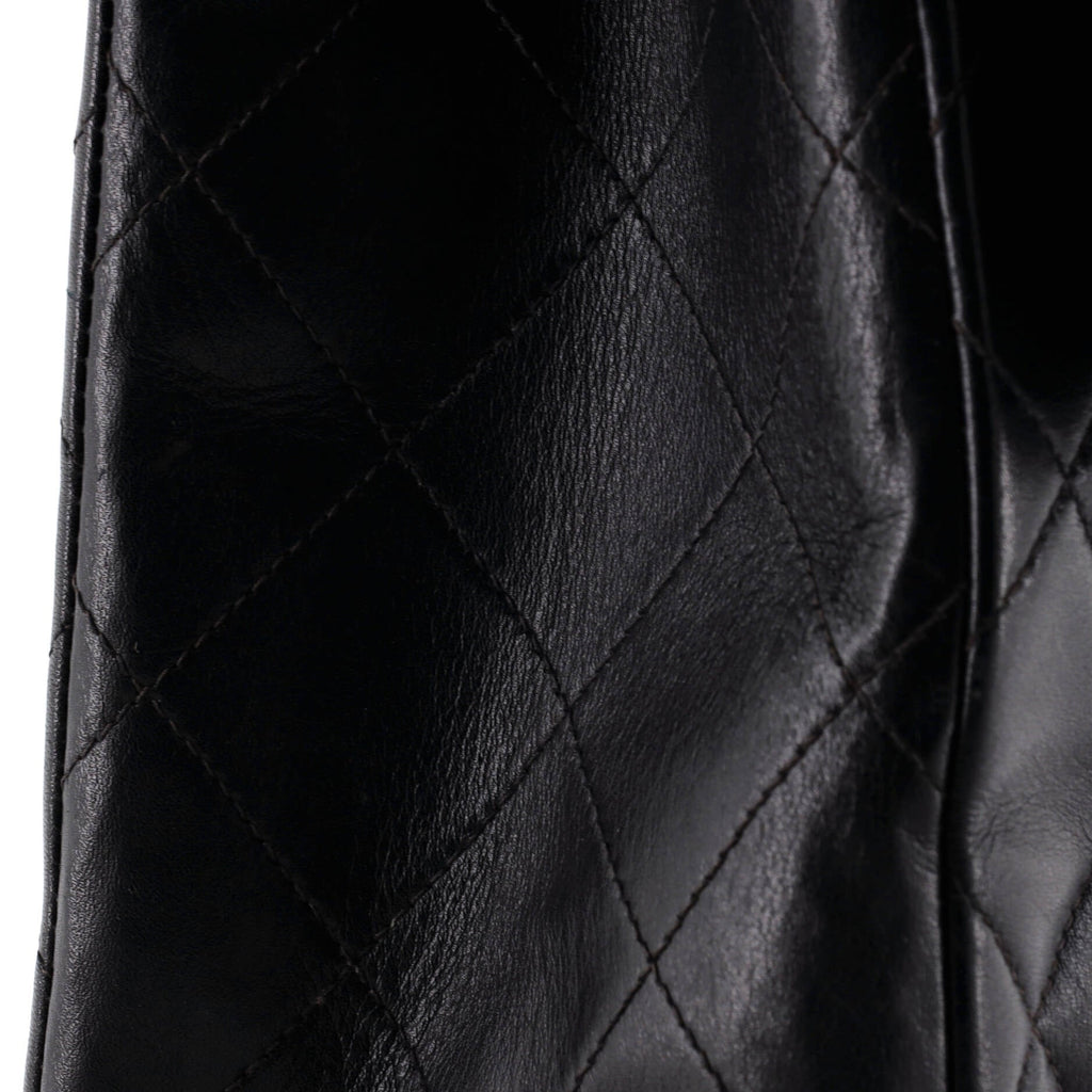 Vintage Classic Single Flap Bag Quilted Lambskin Maxi