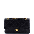 Vintage Classic Double Flap Bag Quilted Lambskin Medium