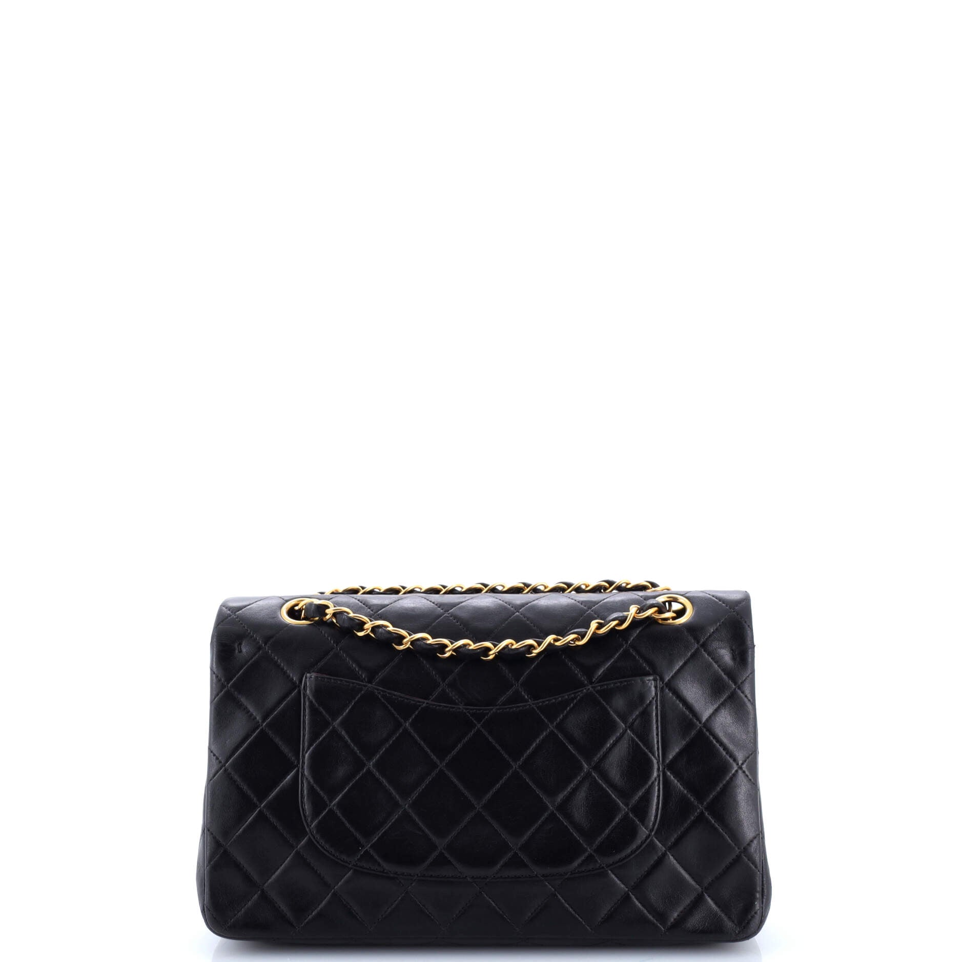 Vintage Classic Double Flap Bag Quilted Lambskin Medium