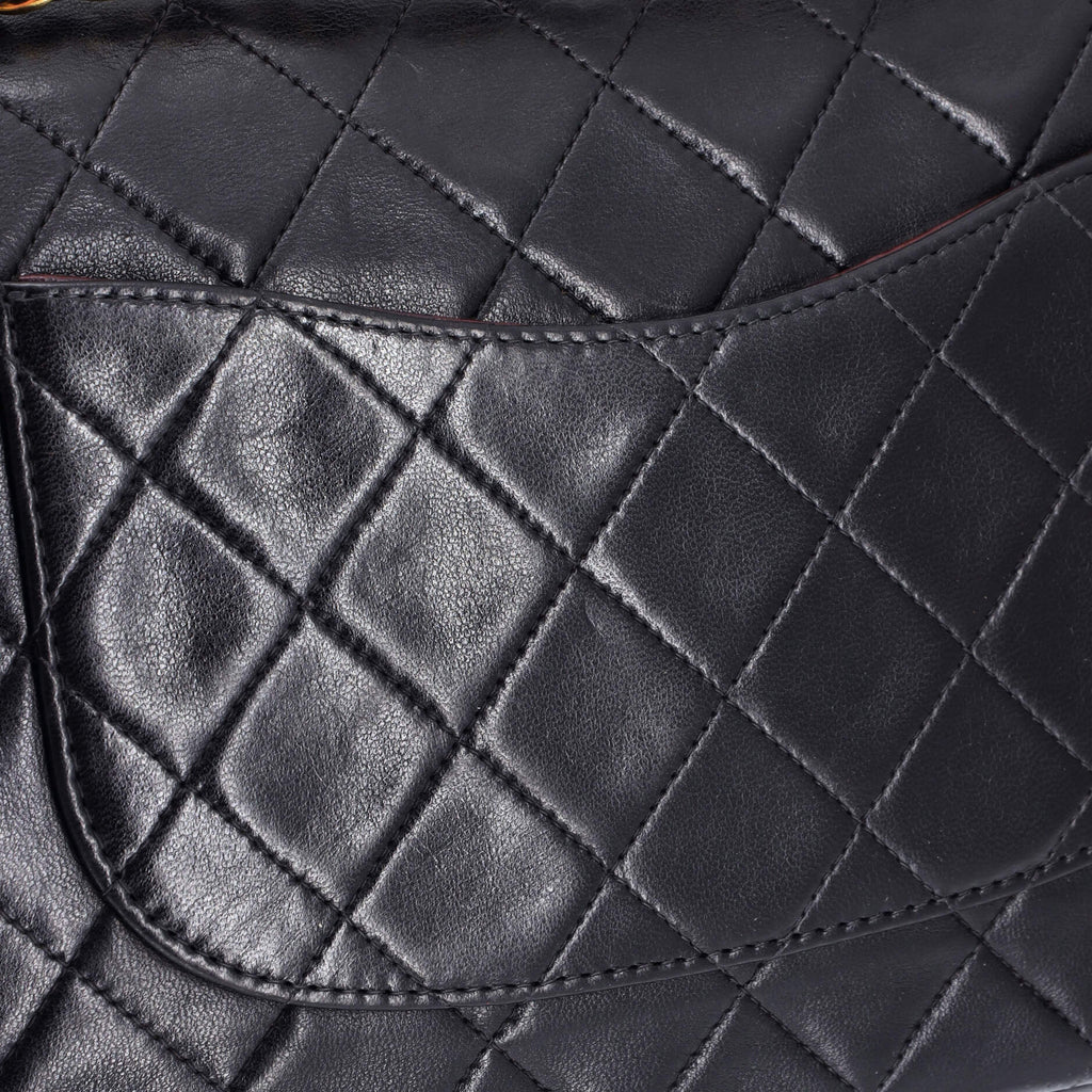 Vintage Classic Double Flap Bag Quilted Lambskin Medium