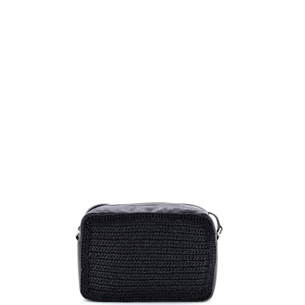 Lou Camera Bag Woven Raffia Small