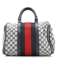 Vintage Web Boston Bag GG Canvas Medium