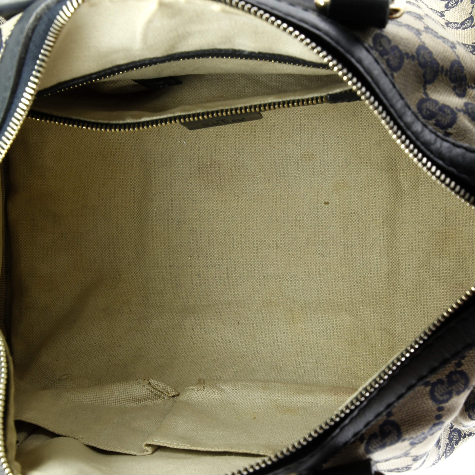 Vintage Web Boston Bag GG Canvas Medium