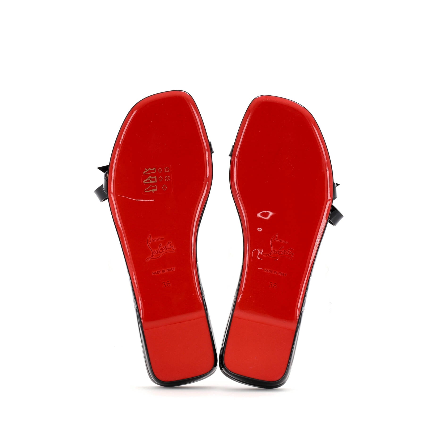 Women's Just Nodo Flat Slide Sandals Patent and PVC