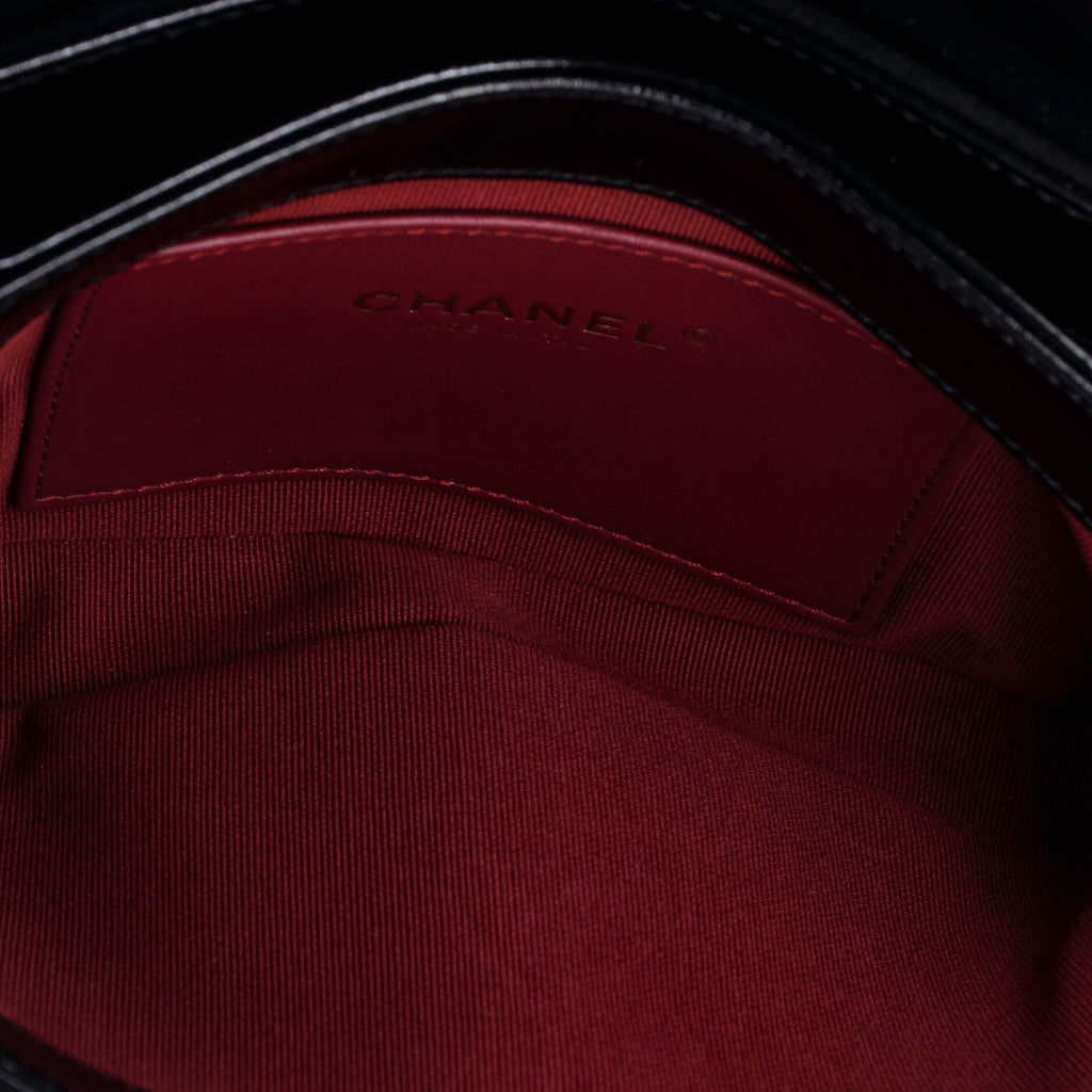 My Sweet CC Full Flap Messenger Bag Quilted Shiny Calfskin with Suede Mini
