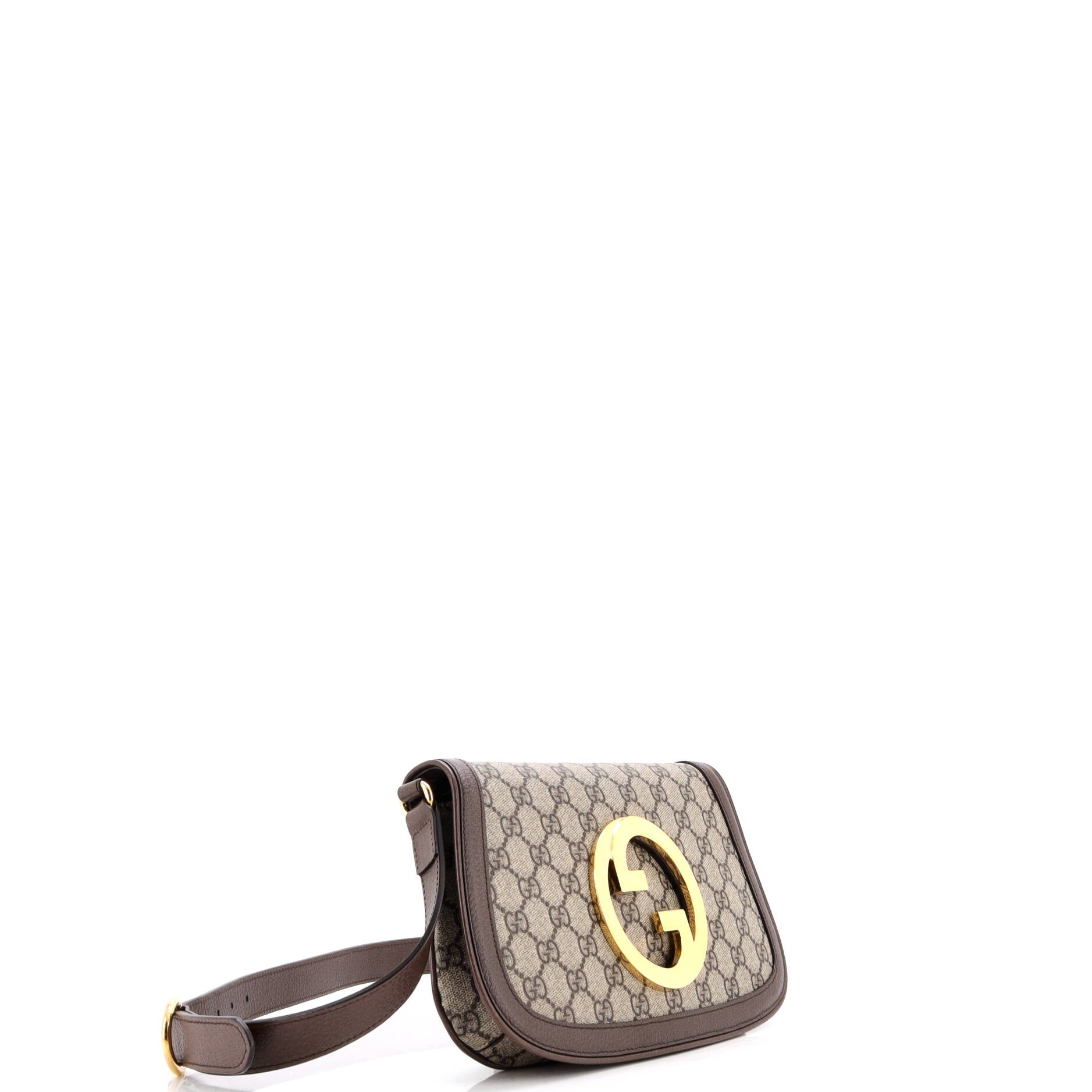 Blondie NM Chain Flap Bag GG Coated Canvas Small