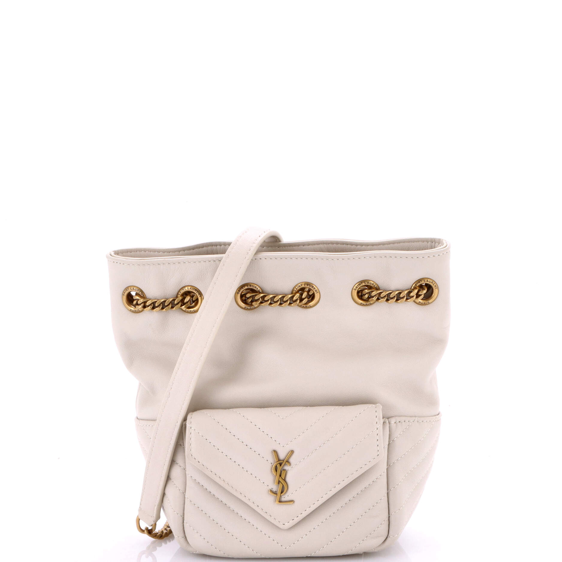 Joe Bucket Bag Matelasse Chevron Leather Mini