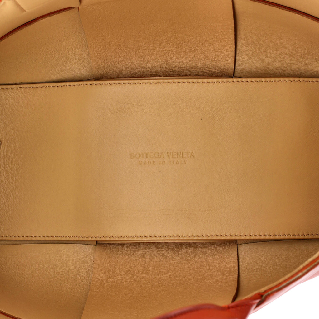 Arco Tote Maxi Intrecciato Leather Small