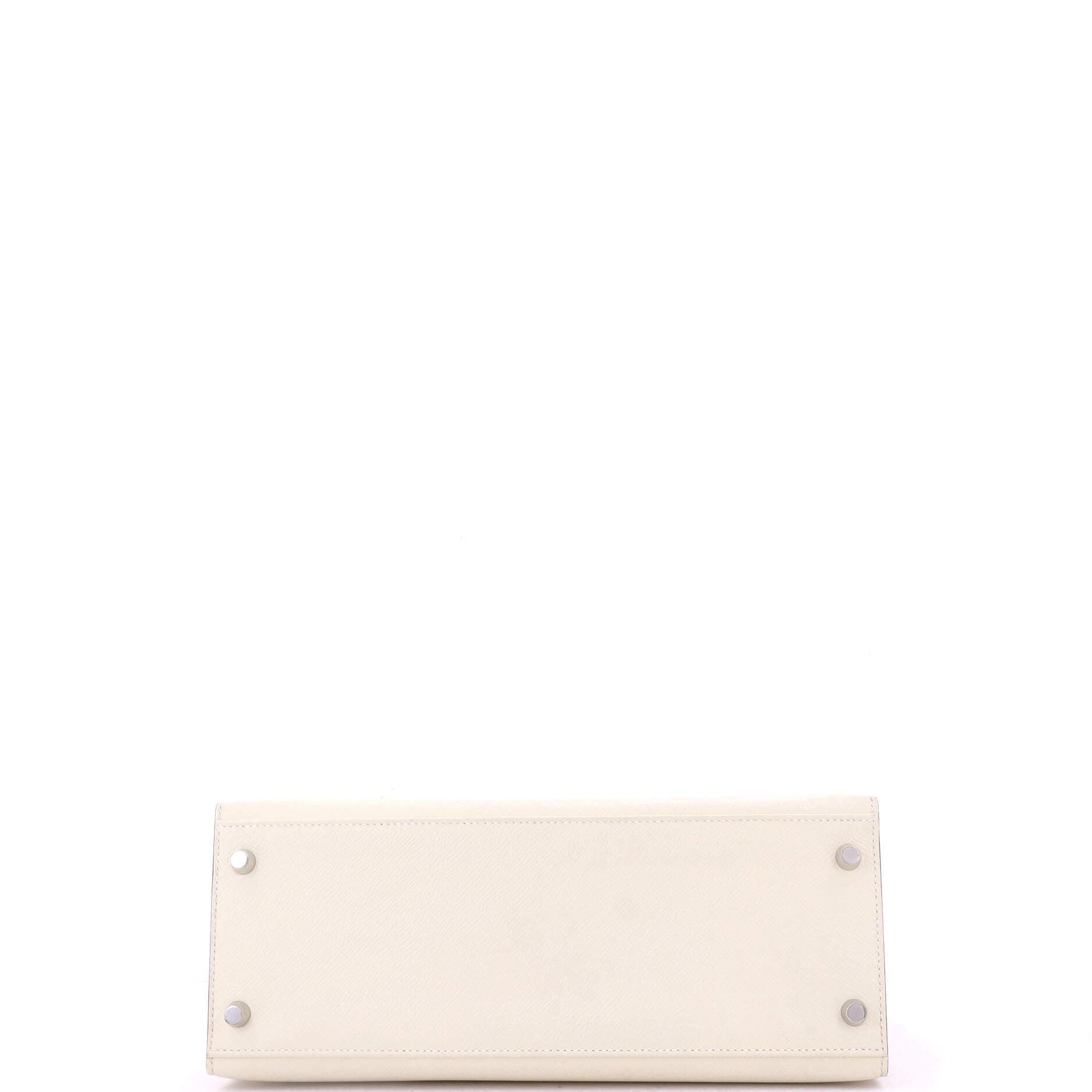 Kelly Handbag Light Epsom with Palladium Hardware 28