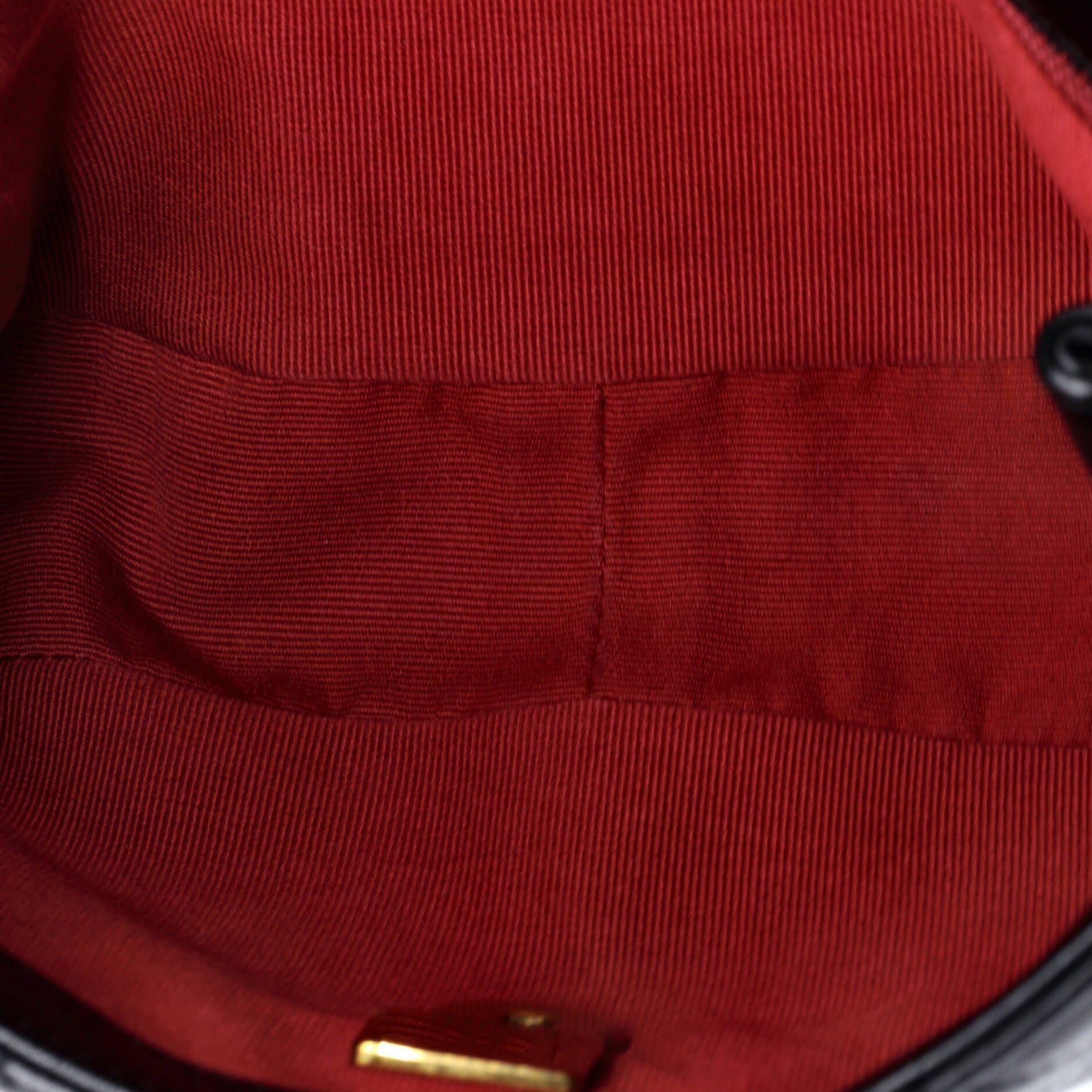 CC Pearl Section Chain Flap Bag Quilted Calfskin Mini