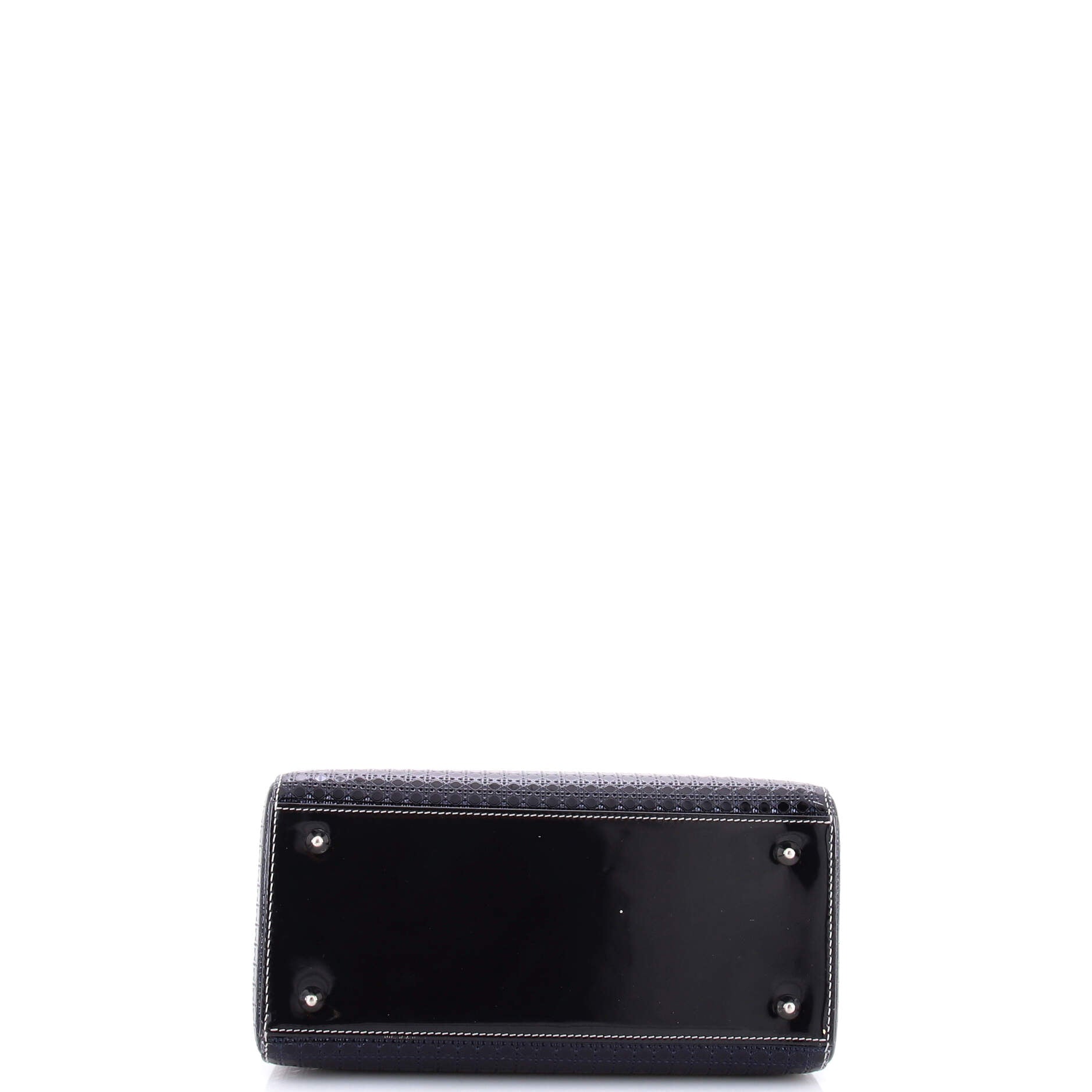 Lady Dior Bag Micro Cannage Ombre Metallic Calfskin Medium