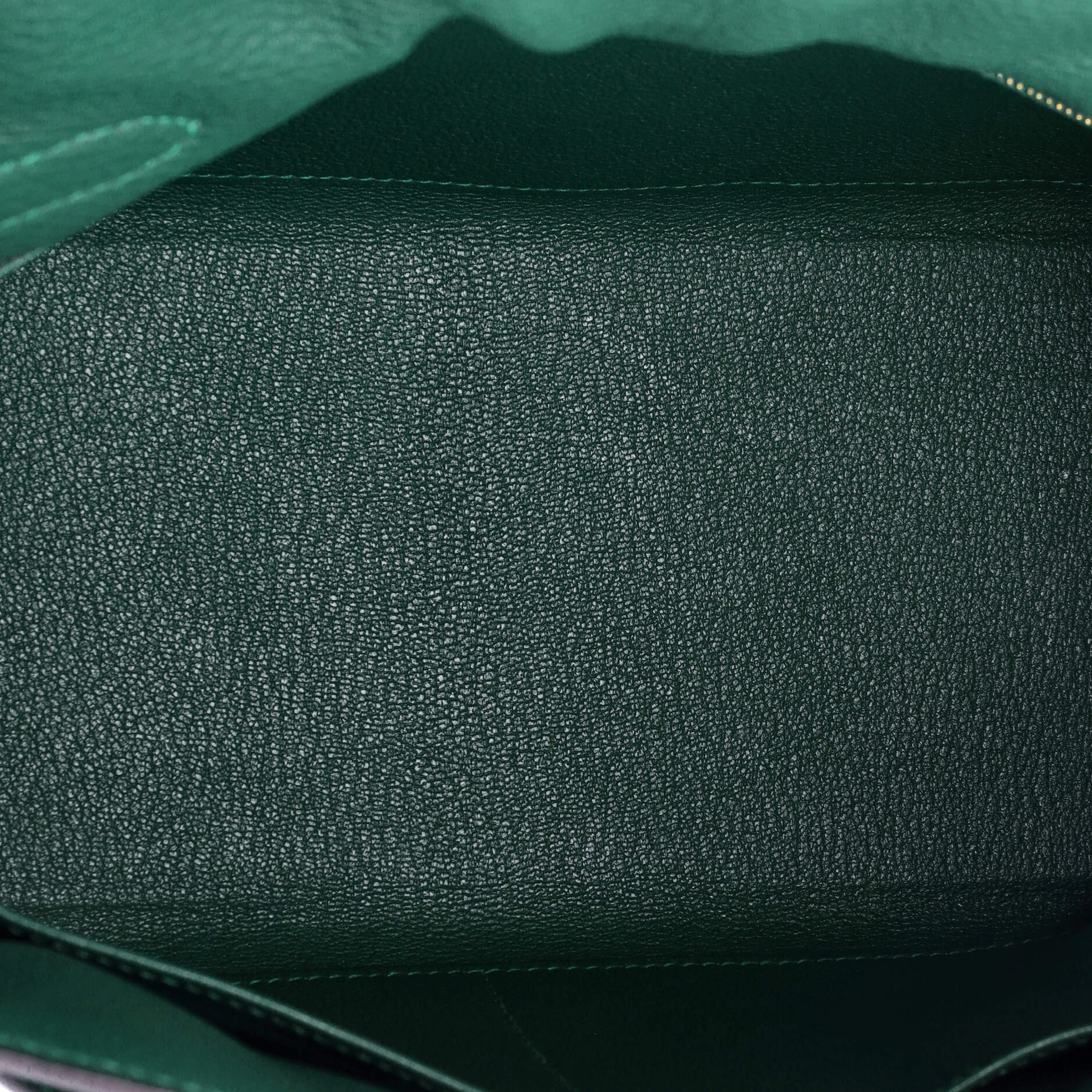 Kelly Handbag Malachite Clemence with Gold Hardware 28