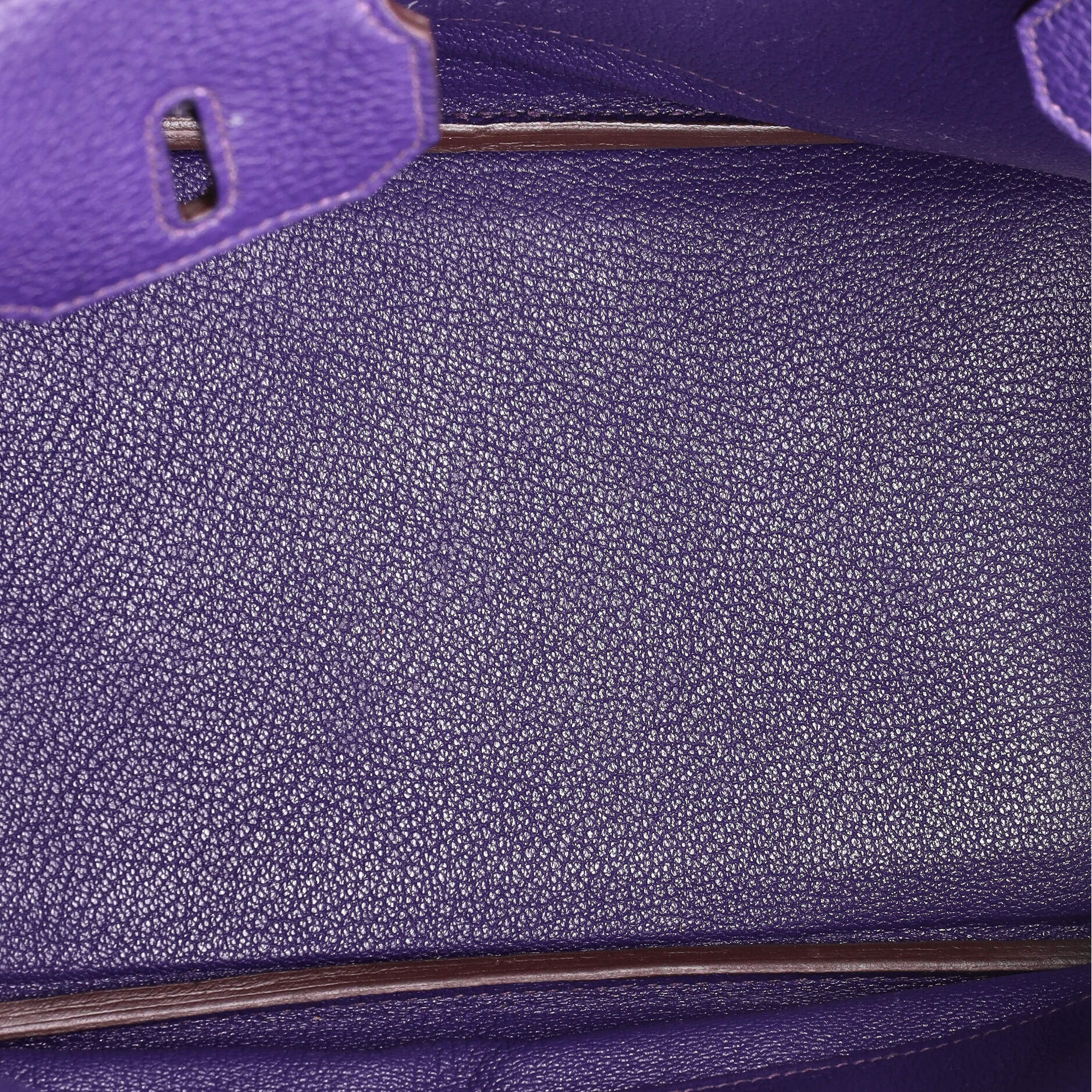 Birkin Handbag Iris Togo with Palladium Hardware 30