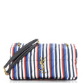 Jamie Flap Bag Quilted Printed Silk Medium