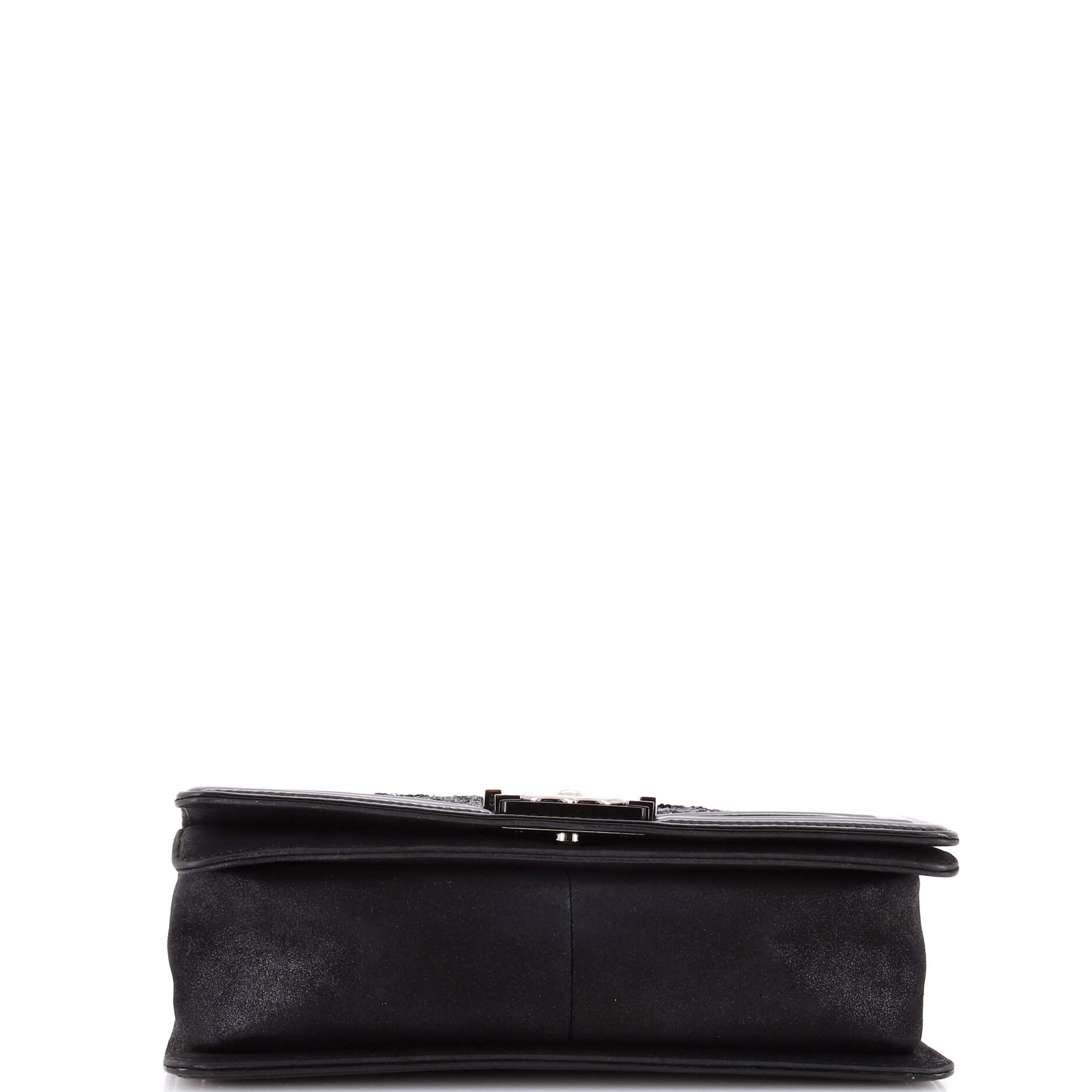 Boy Flap Bag Sequin with Patent Old Medium