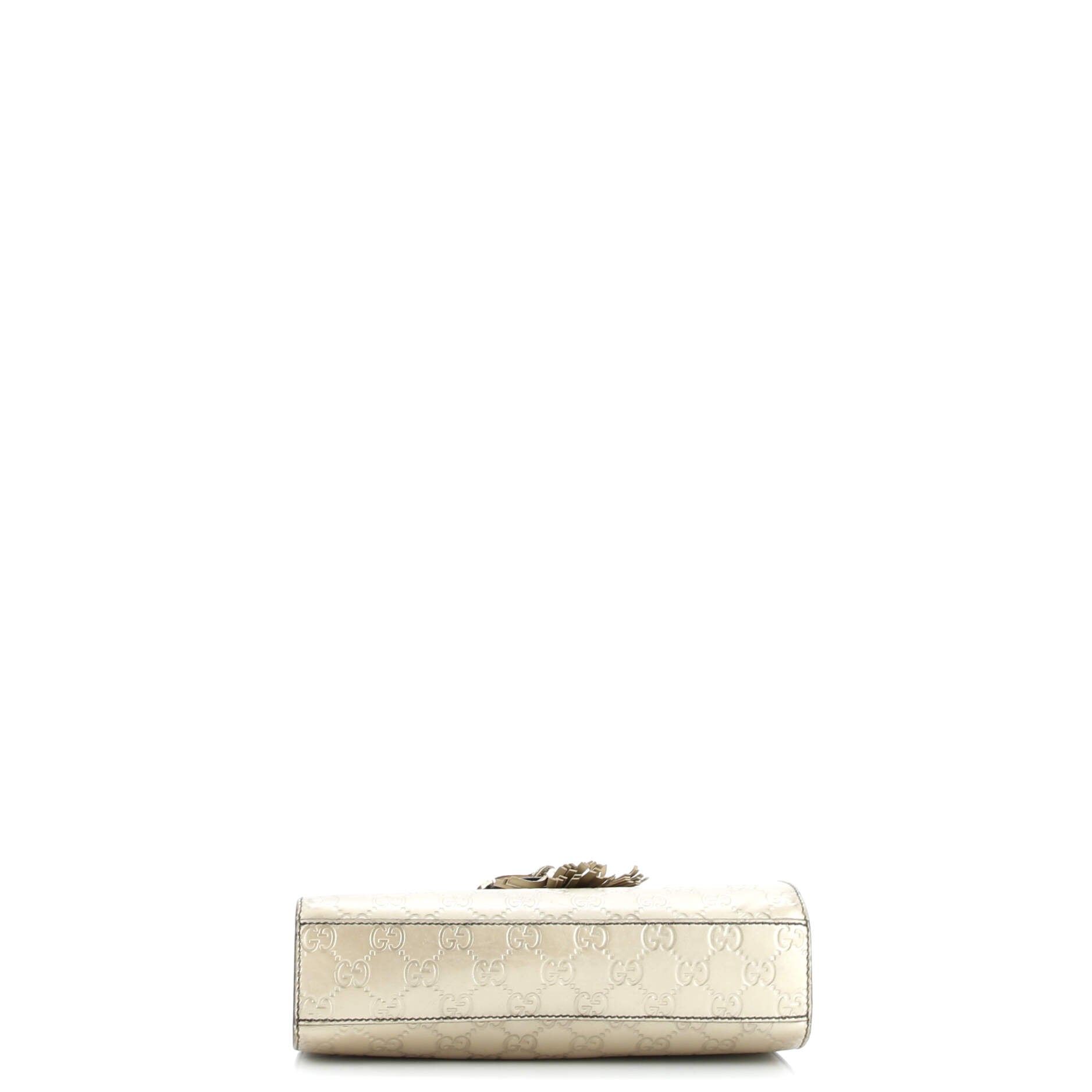 Emily Chain Flap Shoulder Bag Guccissima Leather Small