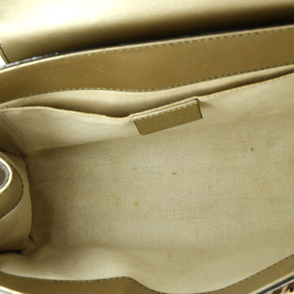 Emily Chain Flap Shoulder Bag Guccissima Leather Small