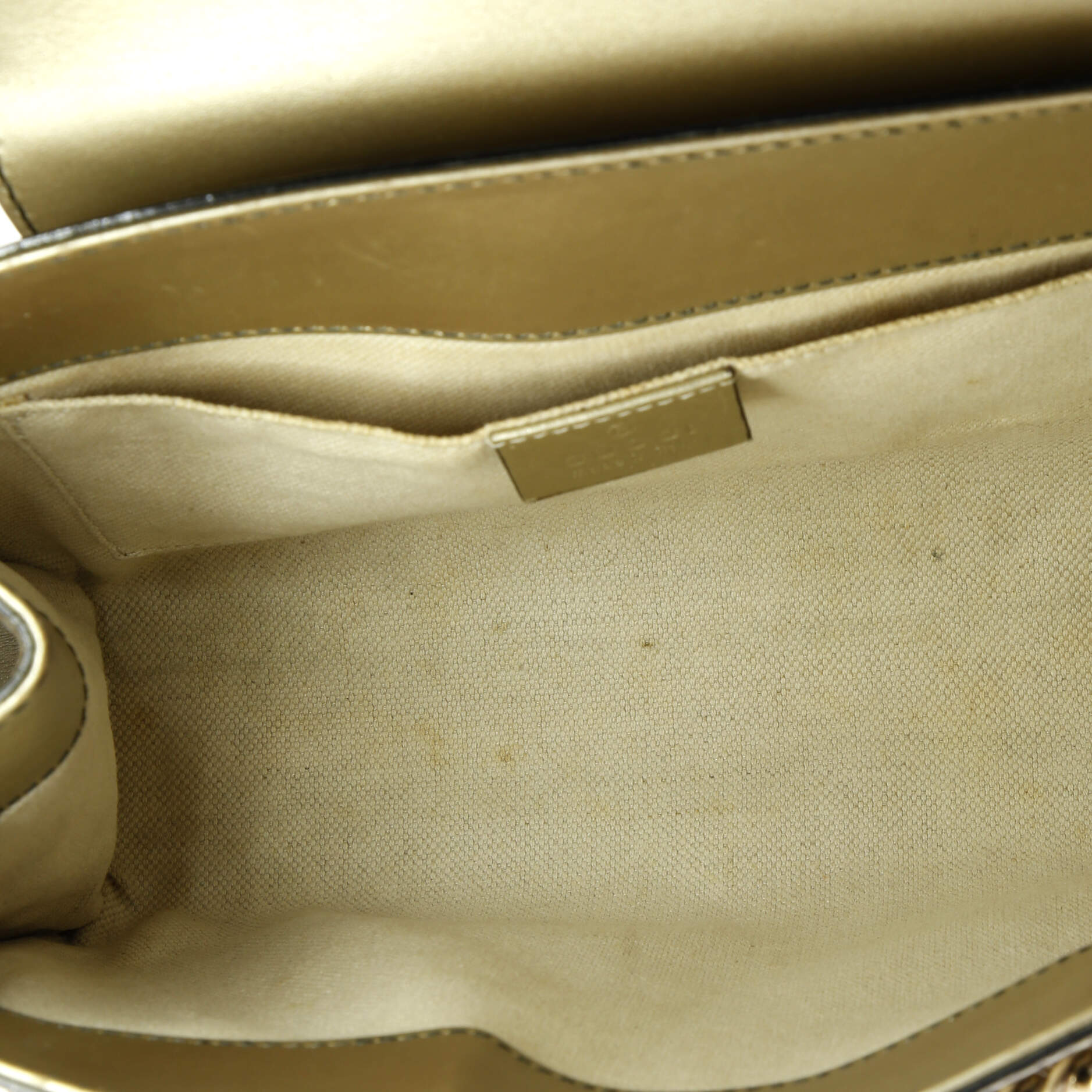 Emily Chain Flap Shoulder Bag Guccissima Leather Small