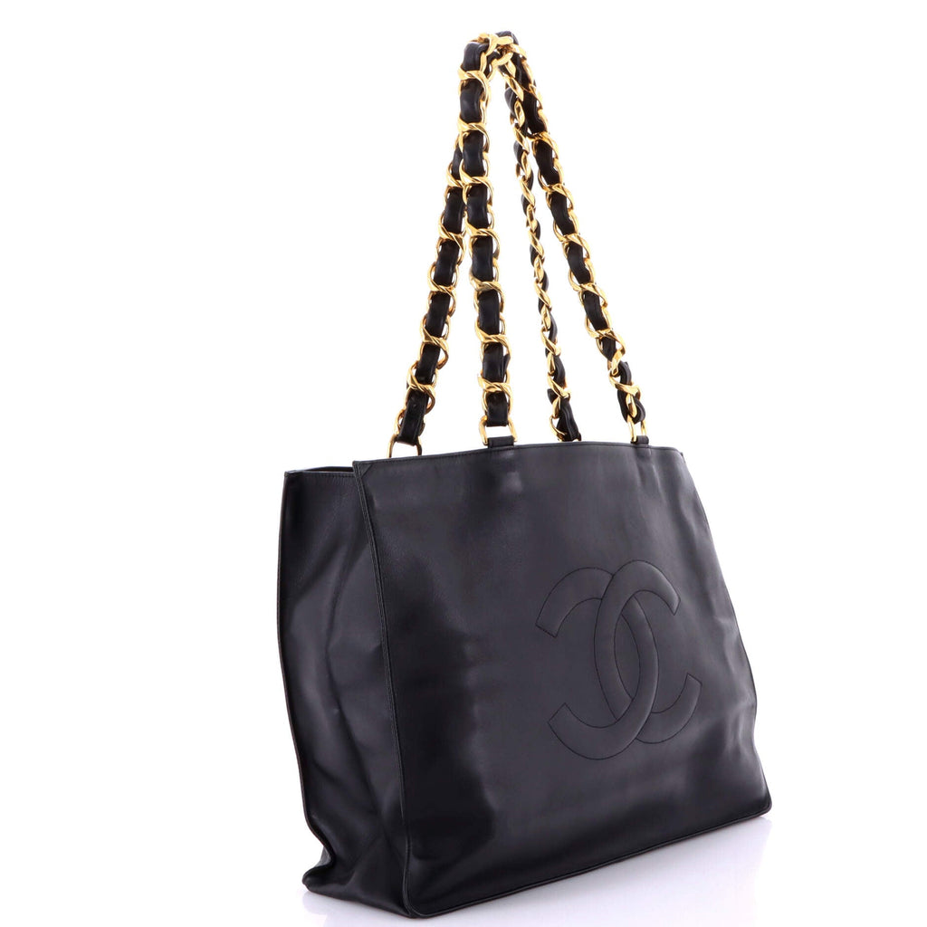 Vintage CC Chain Tote Lambskin XL