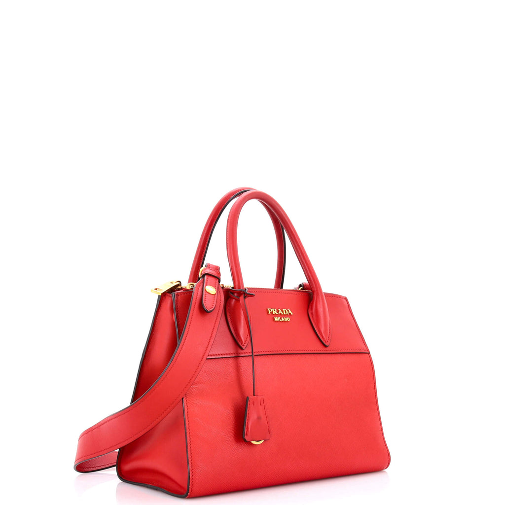Paradigme Tote Saffiano with City Calf Small