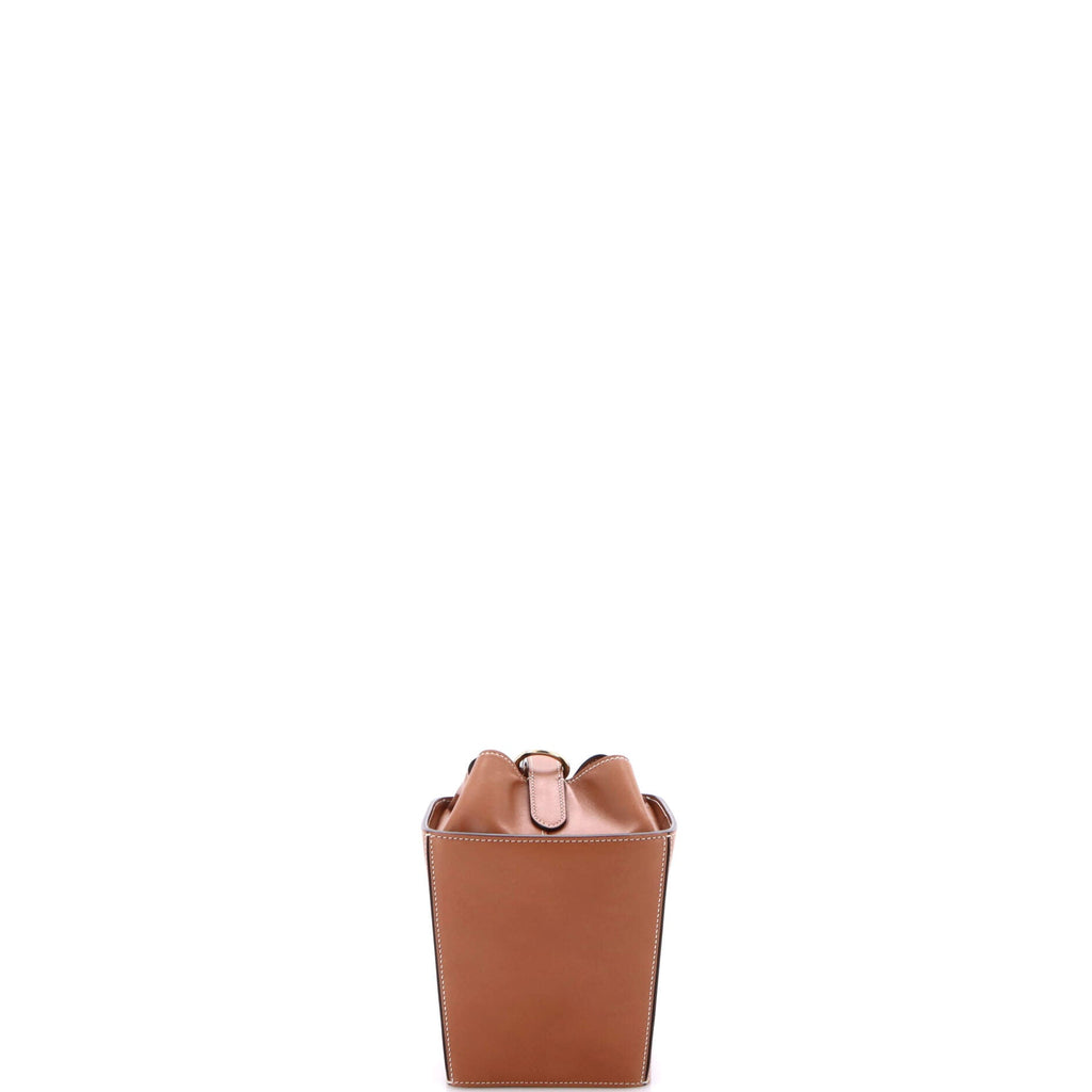 Strap Box Top Handle Bag Leather