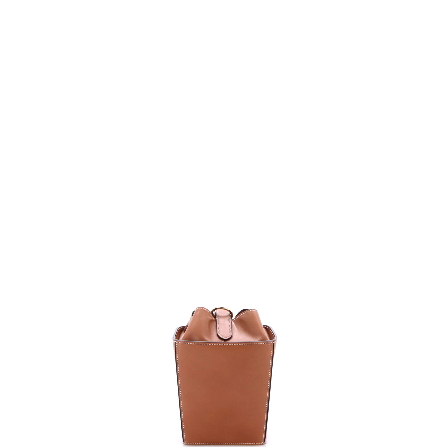 Strap Box Top Handle Bag Leather