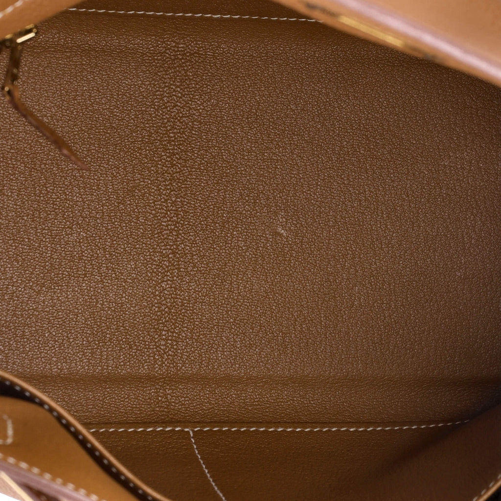 Kelly Handbag Gold Togo with Gold Hardware 28