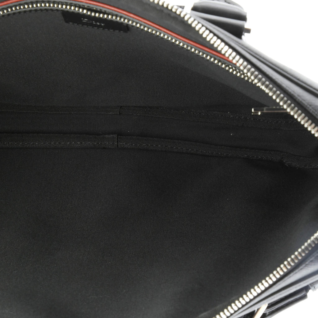 Homme Convertible Zip Slim Briefcase Leather Large