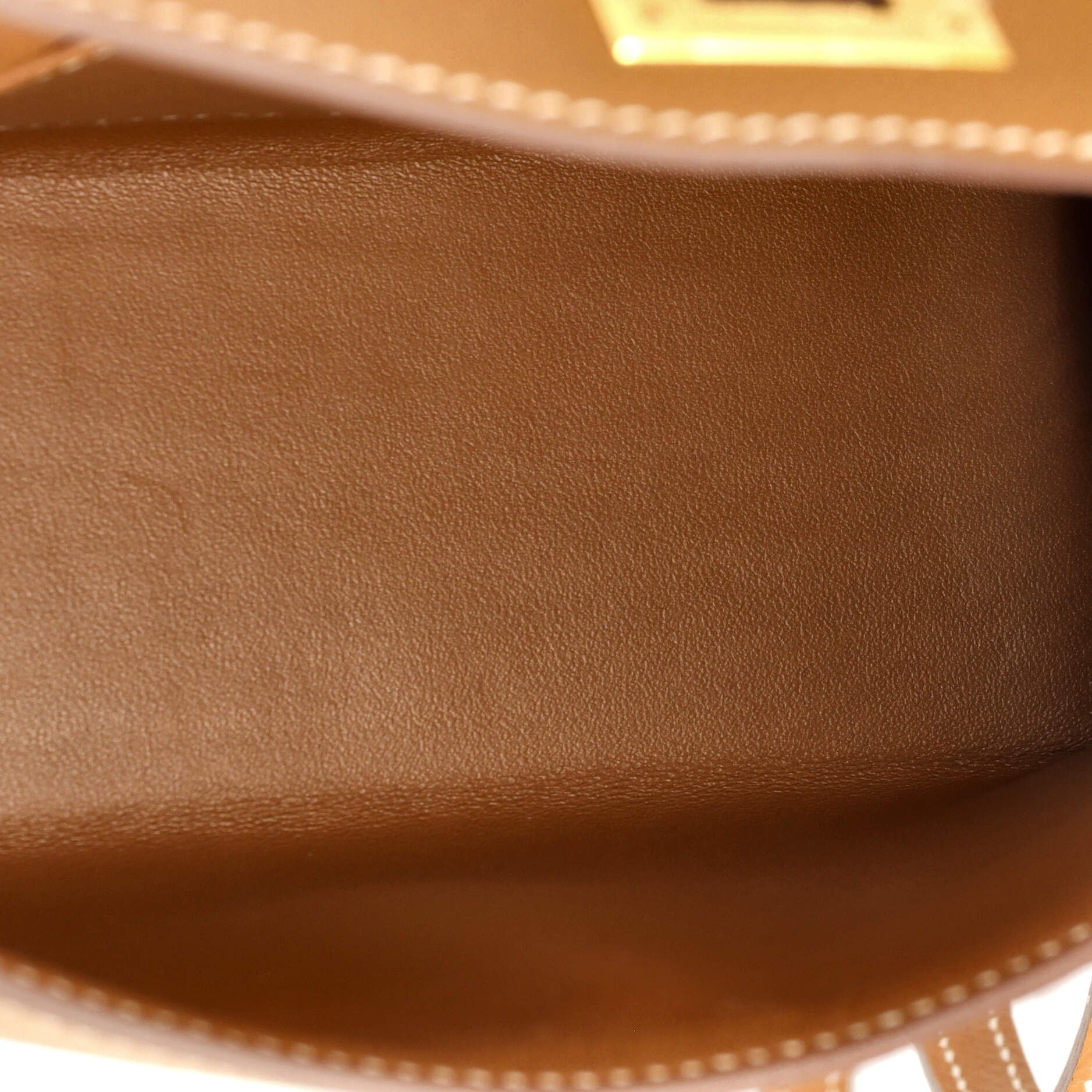 Kelly Mini II Bag Gold Epsom with Gold Hardware 20