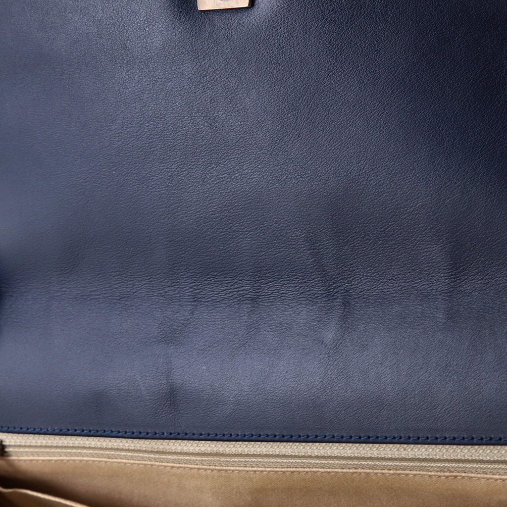 In The Business Flap Bag Quilted Calfskin Maxi