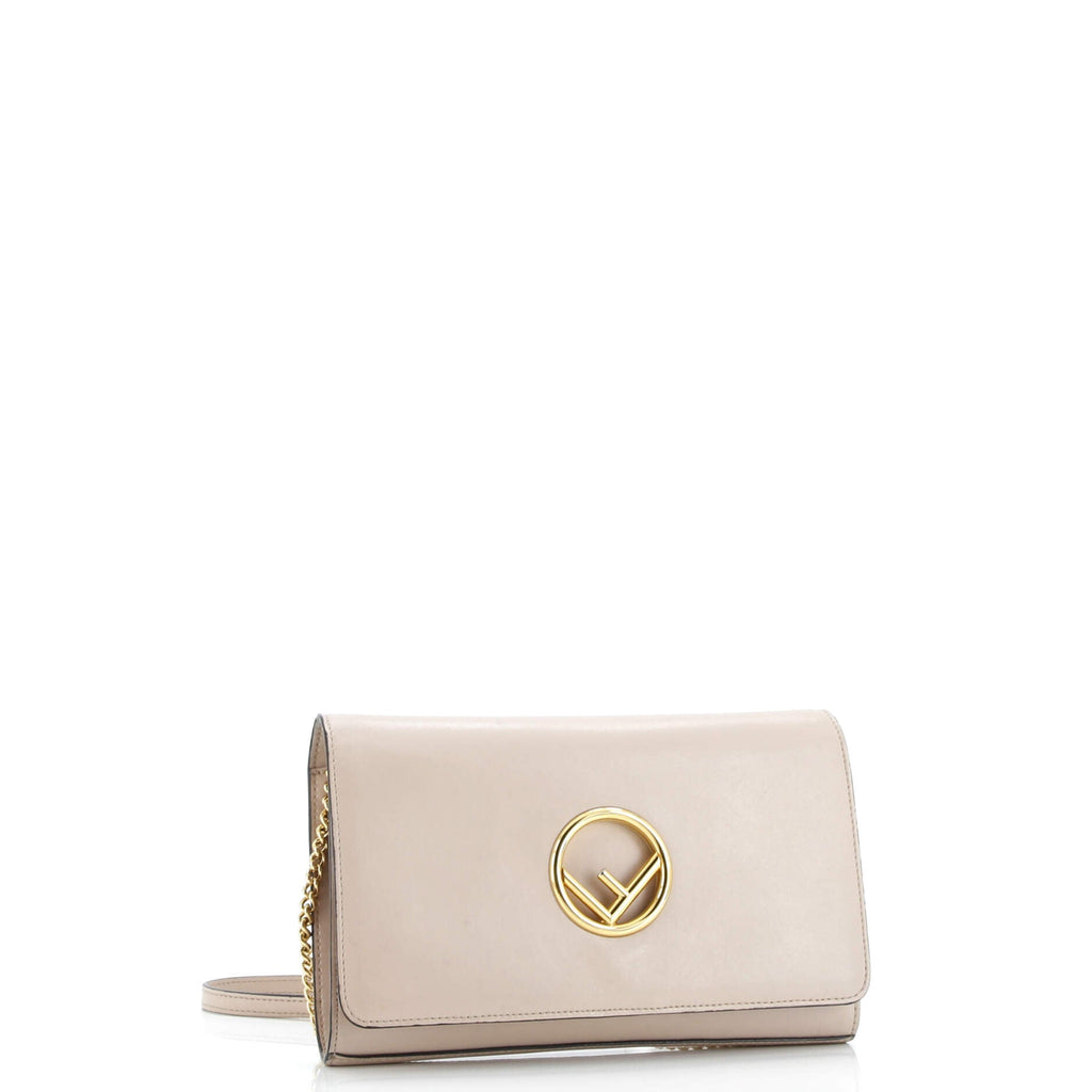 F is Fendi Wallet on Chain Leather
