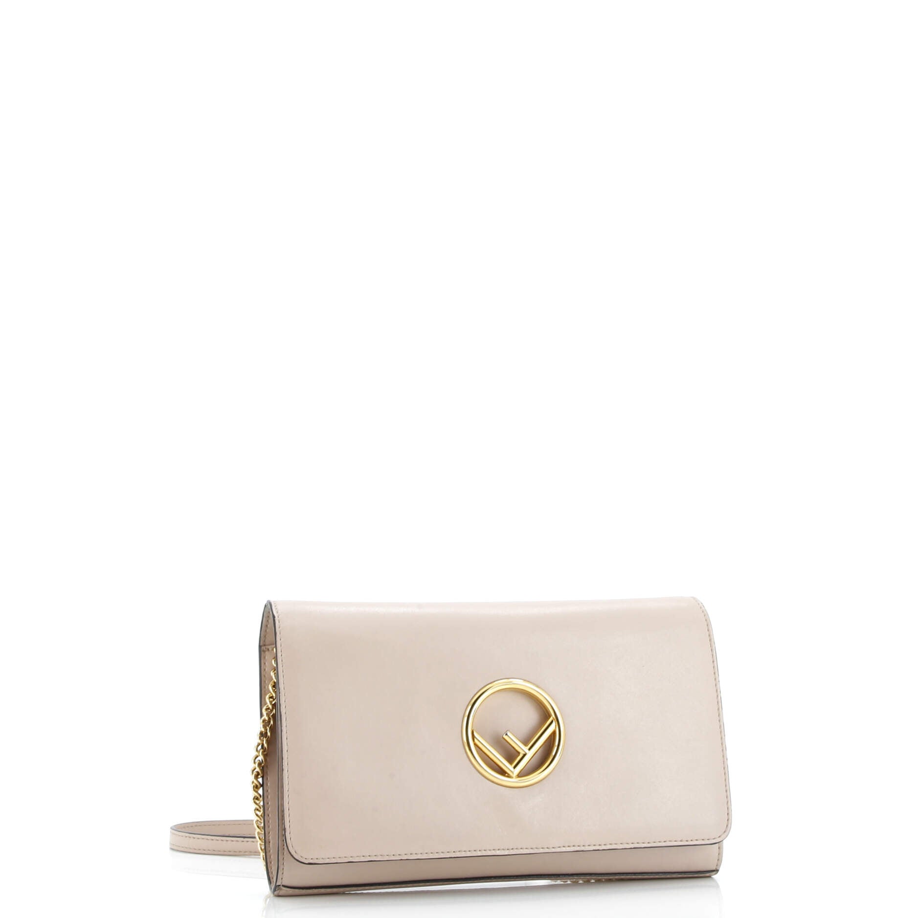 F is Fendi Wallet on Chain Leather