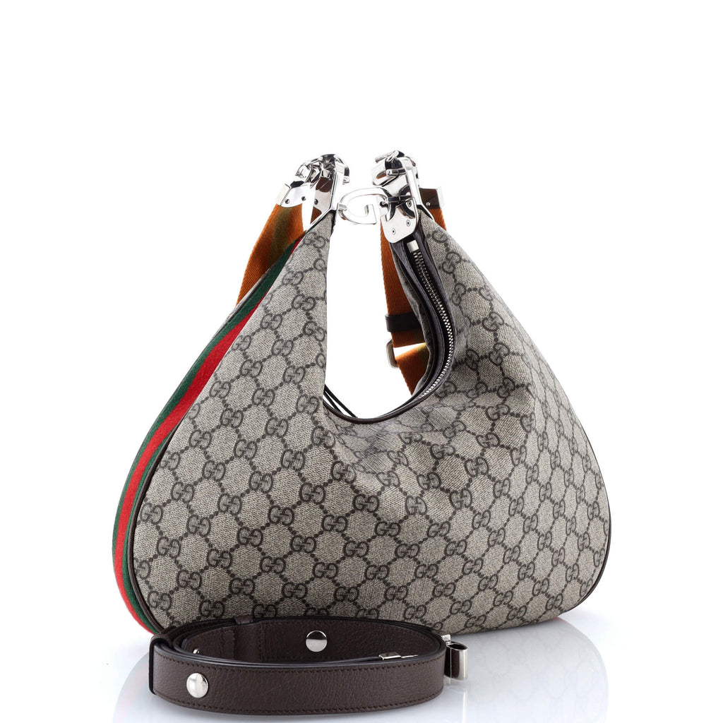 Attache Shoulder Bag GG Coated Canvas Medium