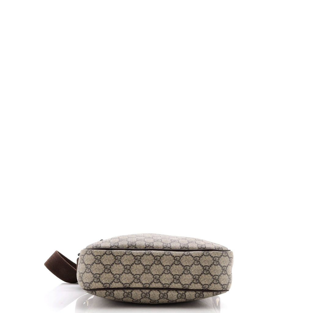 Front Zip Messenger GG Coated Canvas Medium