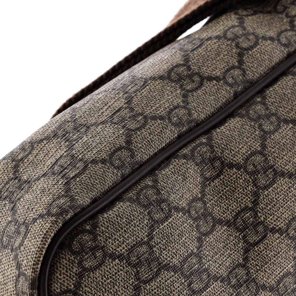 Front Zip Messenger GG Coated Canvas Medium