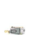 Shoulder Strap Embellished Oblique Canvas