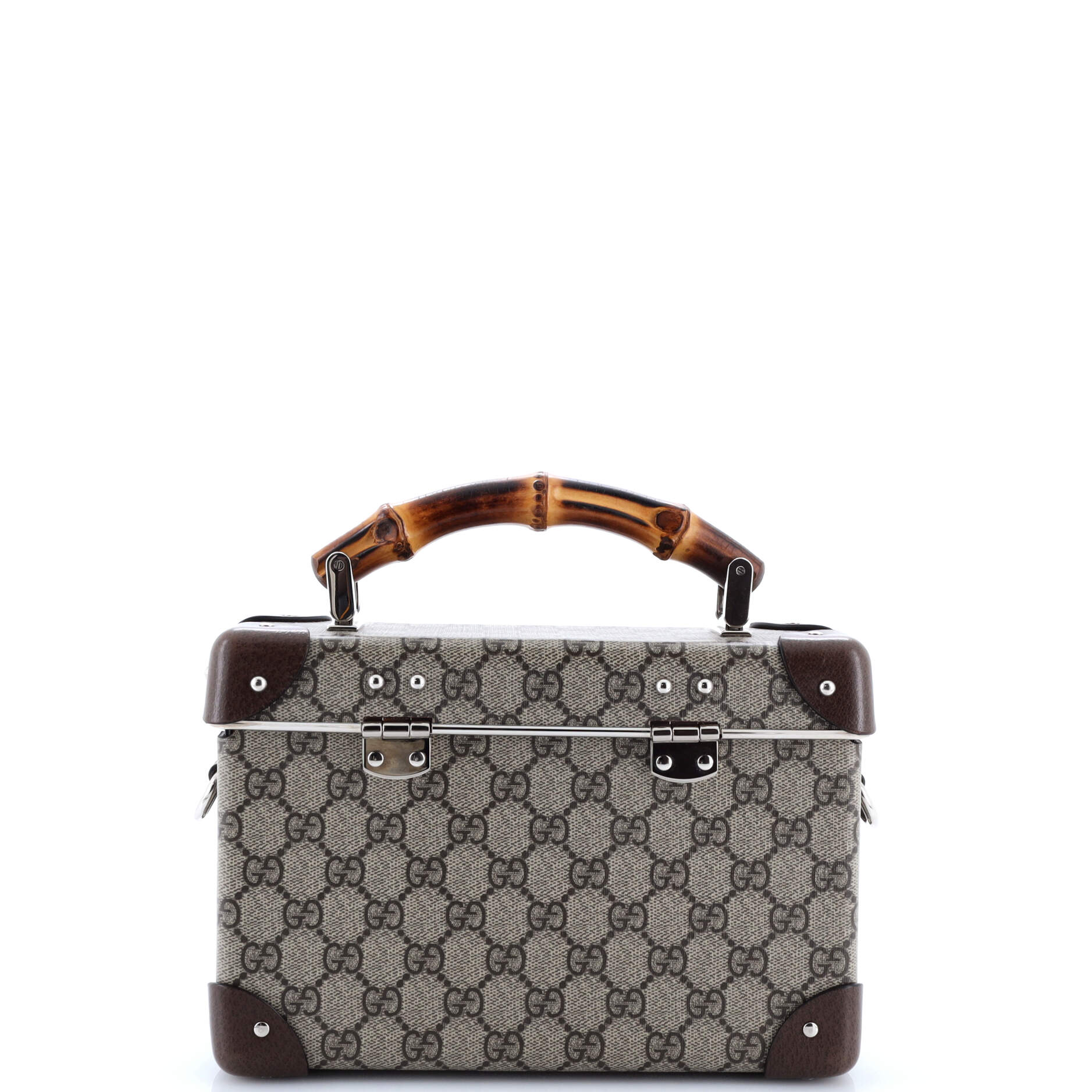 Bamboo Globe-Trotter Vanity Case GG Coated Canvas