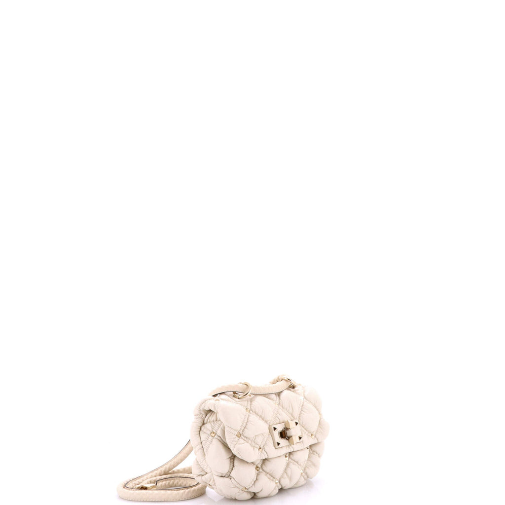 SpikeMe Flap Bag Quilted Leather Small