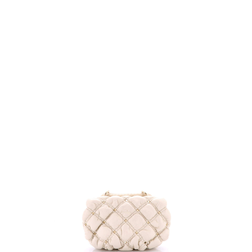 SpikeMe Flap Bag Quilted Leather Small