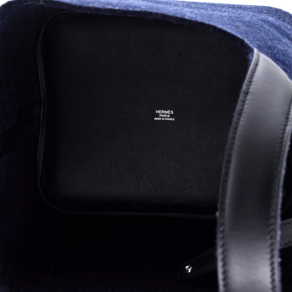 Picotin Lock Bag Felt with Leather MM